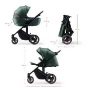 Imagine CARUCIOR 2 IN 1 KINDERKRAFT PRIME 2, DARK GREEN