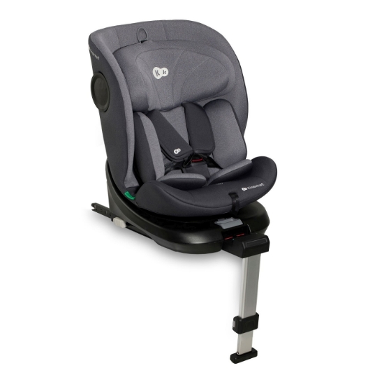 Imagine SCAUN AUTO I-SIZE, 40-150 CM, KINDERKRAFT I-360, GREY