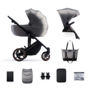 Imagine Cărucior 2 în 1 Kinderkraft PRIME 2, Shadow Grey