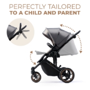 Imagine CARUCIOR 2 IN 1 KINDERKRAFT PRIME 2, SHADOW GREY