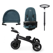 Imagine TRICICLETA KINDERKRAFT EASYTWIST, MIDNIGHT GREEN