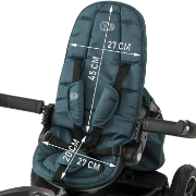 Imagine TRICICLETA KINDERKRAFT EASYTWIST, MIDNIGHT GREEN