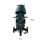 Imagine TRICICLETA KINDERKRAFT EASYTWIST, MIDNIGHT GREEN