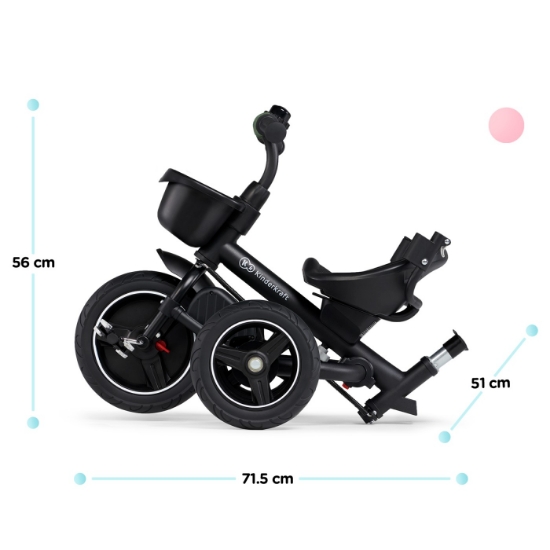 Imagine Tricicletă Kinderkraft SPINSTEP 5 în 1, GREY