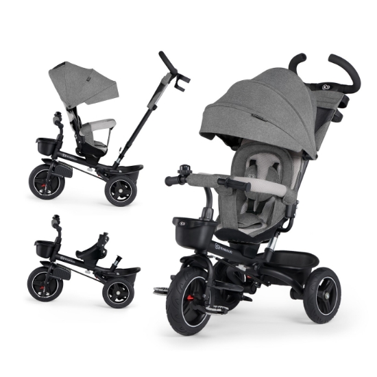Imagine Tricicletă Kinderkraft SPINSTEP 5 în 1, GREY