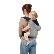 Imagine Marsupiu ergonomic Kinderkraft ADOREE Mei Tai, Grey