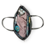 Imagine GEANTA MULTIFUNCTIONALA MAMICI KINDERKRAFT TREASUREPACK, DARK GREY
