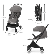 Imagine CARUCIOR SPORT KINDERKRAF INDY2, COZY GREY
