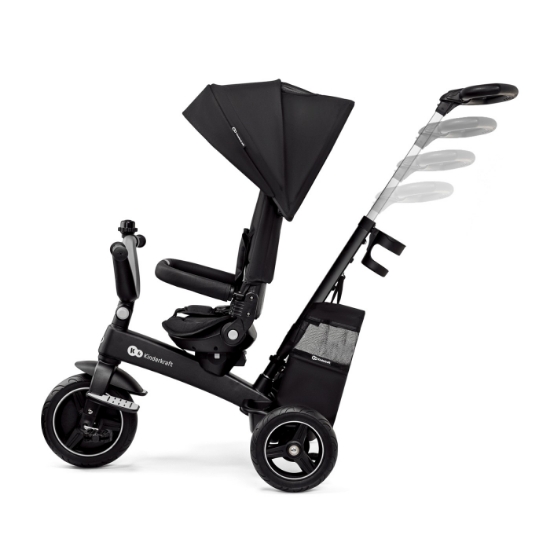 Imagine Tricicletă Kinderkraft Easytwist, Black