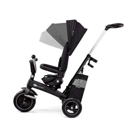 Imagine Tricicletă Kinderkraft Easytwist, Black