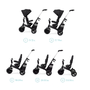 Imagine TRICICLETA KINDERKRAFT EASYTWIST, BLACK