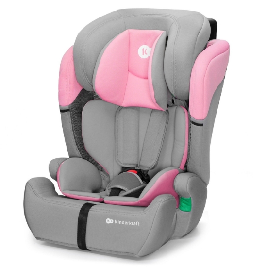 Imagine ChatGPT a spus: Scaun auto Kinderkraft Comfort Up i-Size, 76–150 cm, Pink