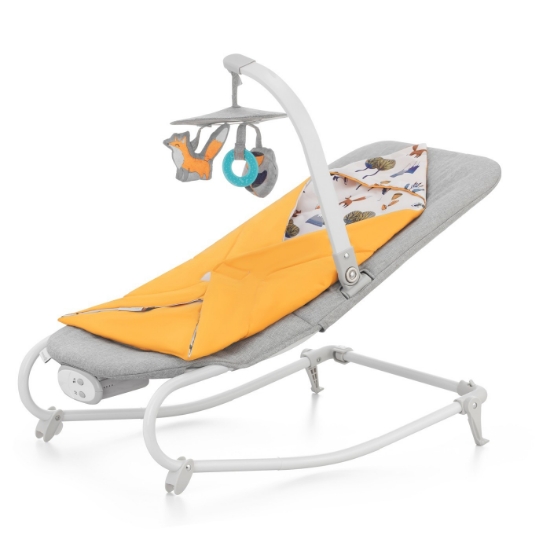 Imagine Șezlong 3 în 1 Kinderkraft FELIO 2, Forest Yellow