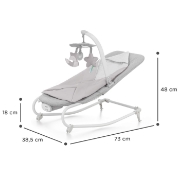 Imagine SEZLONG 3 IN 1, KINDERKRAFT FELIO 2, STONE GREY