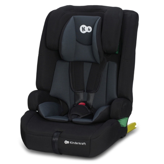 Imagine SCAUN AUTO I-SIZE, 76-150 CM, KINDERKRAFT SAFETY FIX 2, BLACK