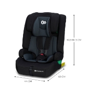 Imagine SCAUN AUTO I-SIZE, 76-150 CM, KINDERKRAFT SAFETY FIX 2, BLACK