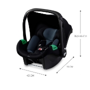 Imagine SCOICA AUTO I-SIZE, 40-75 CM, KINDERKRAFT MINK PRO, BLACK