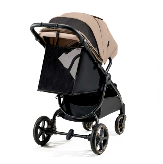 Imagine Cărucior sport ultra compact Kinderkraft MITZY, Linen Beige (0–22 kg)