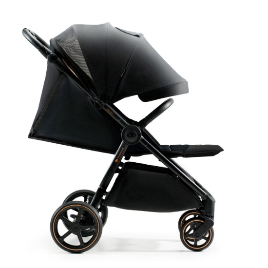 Imagine Cărucior sport ultra compact Kinderkraft MITZY, Ink Black (0–22 kg)