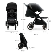 Imagine CARUCIOR SPORT, ULTRA COMPACT, KINDERKRAFT MITZY, 0-22 KG, BLACK INK
