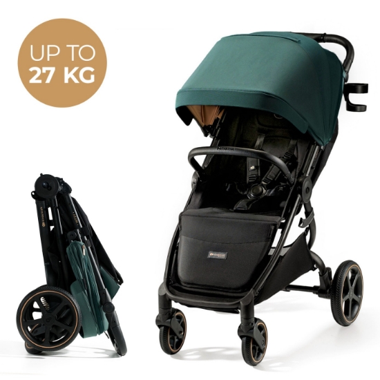 Imagine Cărucior sport ultra compact Kinderkraft MITZY, Jade Green (0–22 kg)