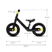 Imagine BICICLETA DE ECHILIBRU KINDERKRAFT GOSWIFT, BLACK