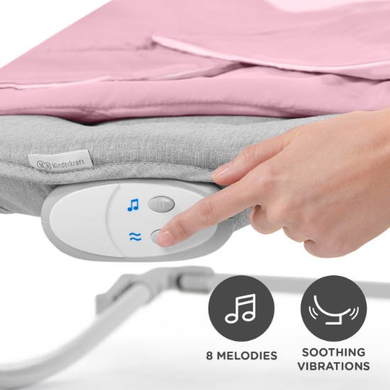 Imagine Balansoar Kinderkraft FELIO 2, 3-în-1, Peony Rose