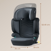 Imagine SCAUN AUTO KINDERKRAFT XPAND 2 I-SIZE 100-150 CM, GRAPHITE BLACK