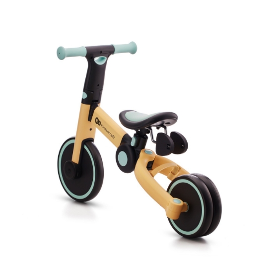 Imagine Bicicleta de echilibru / Tricicletă Kinderkraft 4TRIKE, Sunflower Blue