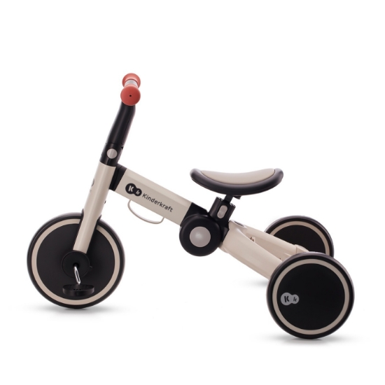 Imagine Bicicleta de echilibru / Tricicletă Kinderkraft 4TRIKE, Silver Grey