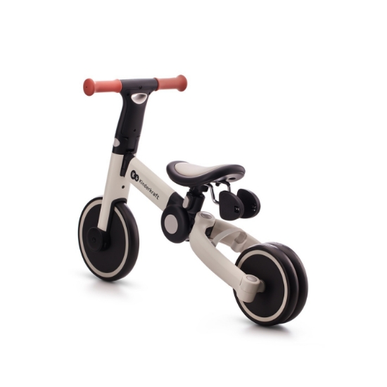 Imagine Bicicleta de echilibru / Tricicletă Kinderkraft 4TRIKE, Silver Grey