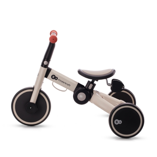 Imagine Bicicleta de echilibru / Tricicletă Kinderkraft 4TRIKE, Silver Grey
