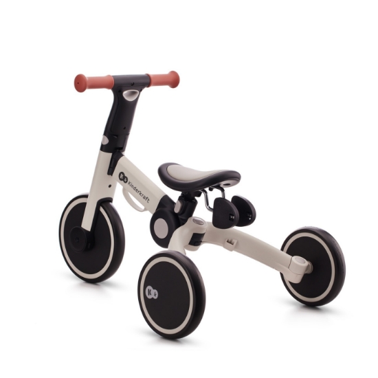 Imagine Bicicleta de echilibru / Tricicletă Kinderkraft 4TRIKE, Silver Grey