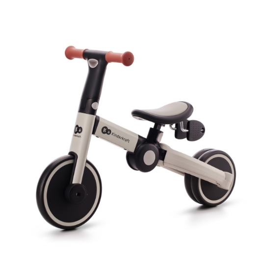 Imagine Bicicleta de echilibru / Tricicletă Kinderkraft 4TRIKE, Silver Grey
