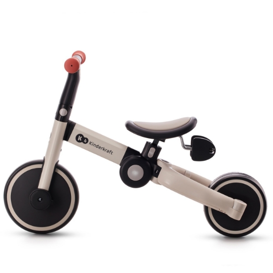 Imagine Bicicleta de echilibru / Tricicletă Kinderkraft 4TRIKE, Silver Grey