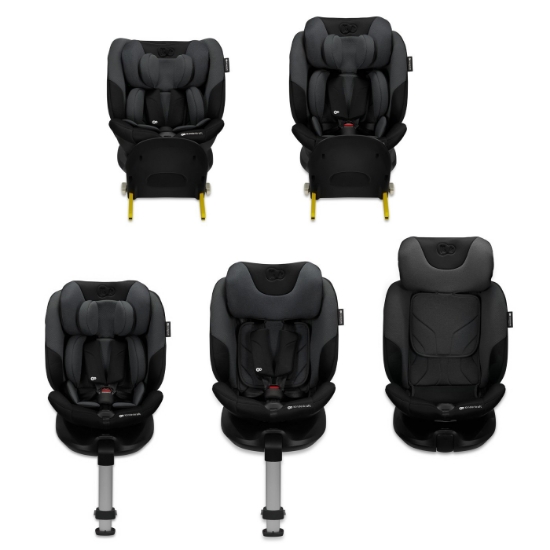 Imagine Scaun auto Kinderkraft I-FIX i-Size 40–150 cm, Graphite Black