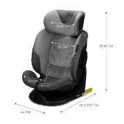 Imagine SCAUN AUTO KINDERKRAFT I-FIX, I-SIZE 40-150 CM, COOL GREY