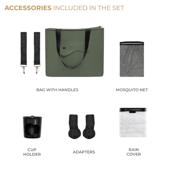 Imagine Cărucior sport Kinderkraft YOXI, Mystic Green