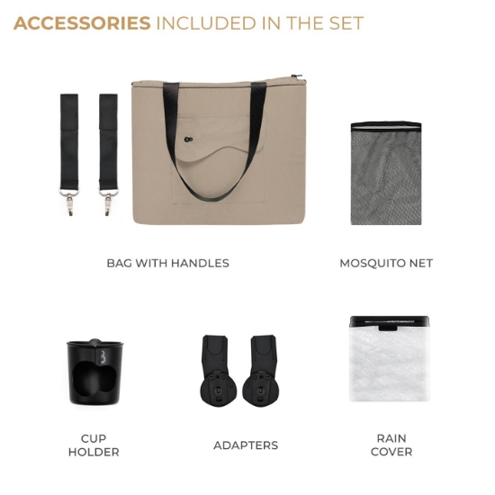 Imagine Cărucior sport Kinderkraft YOXI, Sand Beige