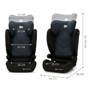 Imagine SCAUN AUTO KINDERKRAFT I-SPARK, I-SIZE 100-150 CM, BLACK