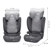 Imagine Scaun auto Kinderkraft I-SPARK i-Size 100–150 cm, Grey