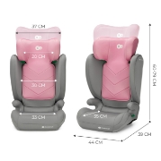 Imagine  Scaun auto 2 în 1 Kinderkraft I-SPARK i-Size, 100–150 cm, Pink