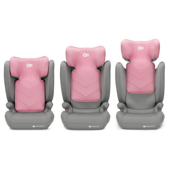 Imagine  Scaun auto 2 în 1 Kinderkraft I-SPARK i-Size, 100–150 cm, Pink