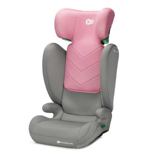 Imagine  Scaun auto 2 în 1 Kinderkraft I-SPARK i-Size, 100–150 cm, Pink