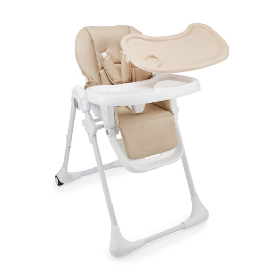 Imagine Scaun de masă pliabil 2 în 1 Kinderkraft TUMMIE, Beige