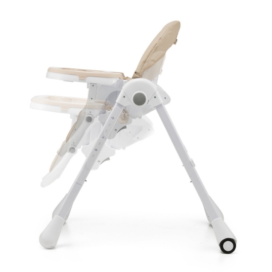 Imagine Scaun de masă pliabil 2 în 1 Kinderkraft TUMMIE, Beige