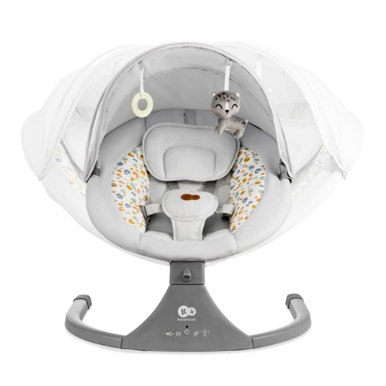 Imagine Leagăn electric Kinderkraft LUMI 2, Light Grey