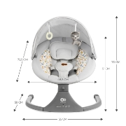Imagine LEAGAN ELECTRIC KINDERKRAFT LUMI 2, LIGHT GREY