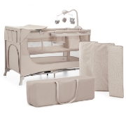 Imagine PATUT TRAVEL KINDERKRAFT JOY2, CU ACCESORII, BEIGE