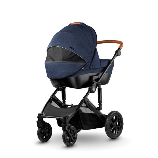 Imagine Cărucior 3 în 1 Kinderkraft PRIME 2 3in1 MINK PRO, Navy